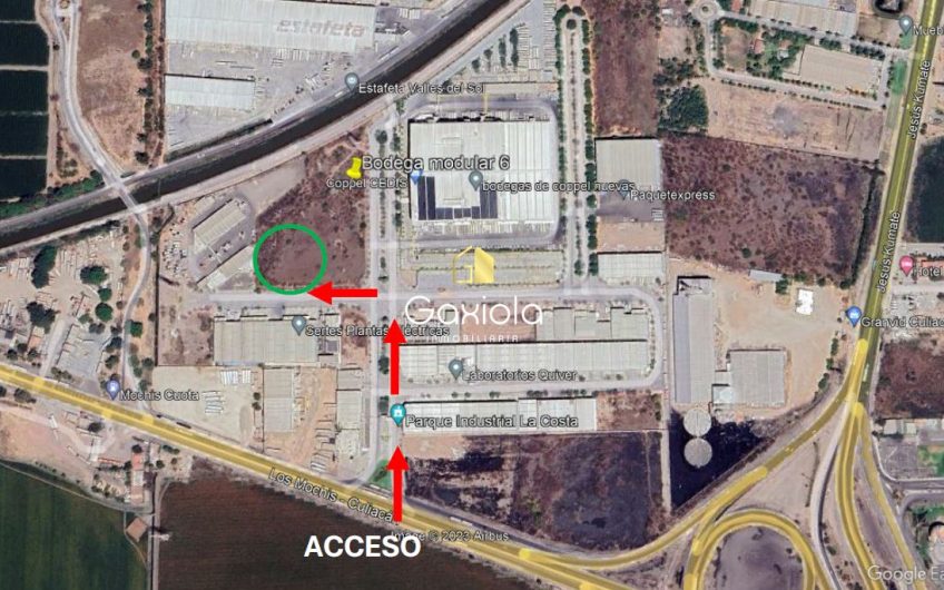 Se VENDEN terrenos en parque Industrial La Costa se ubica en zona suroeste de la ciudad