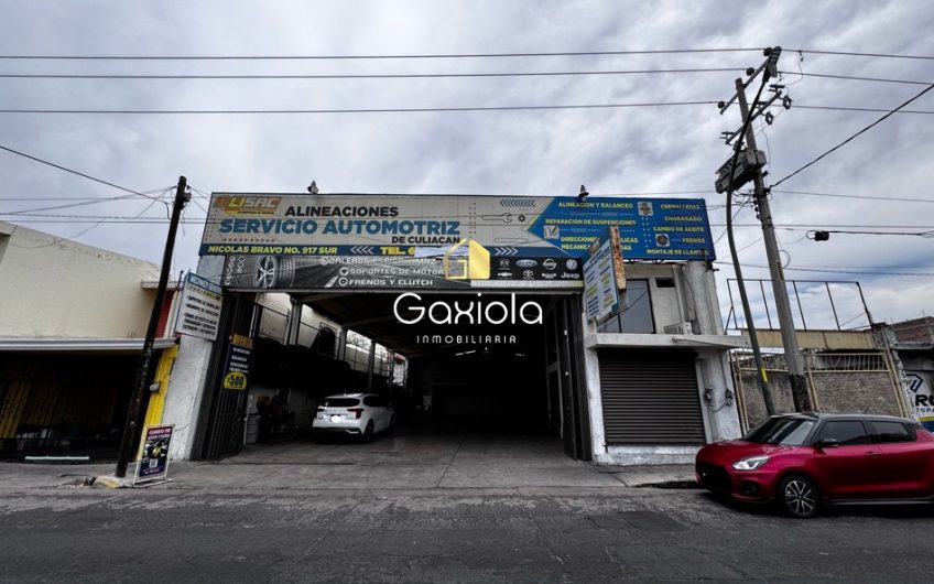 Se RENTA loca, para taller mecánico con oficinas y bodega de resguardo, Col. Industrial Bravo