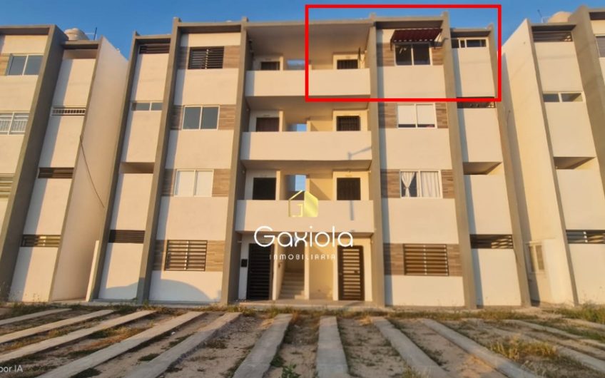Se RENTA departamento en cuarto piso, ubicado en Fracc. los mezcales